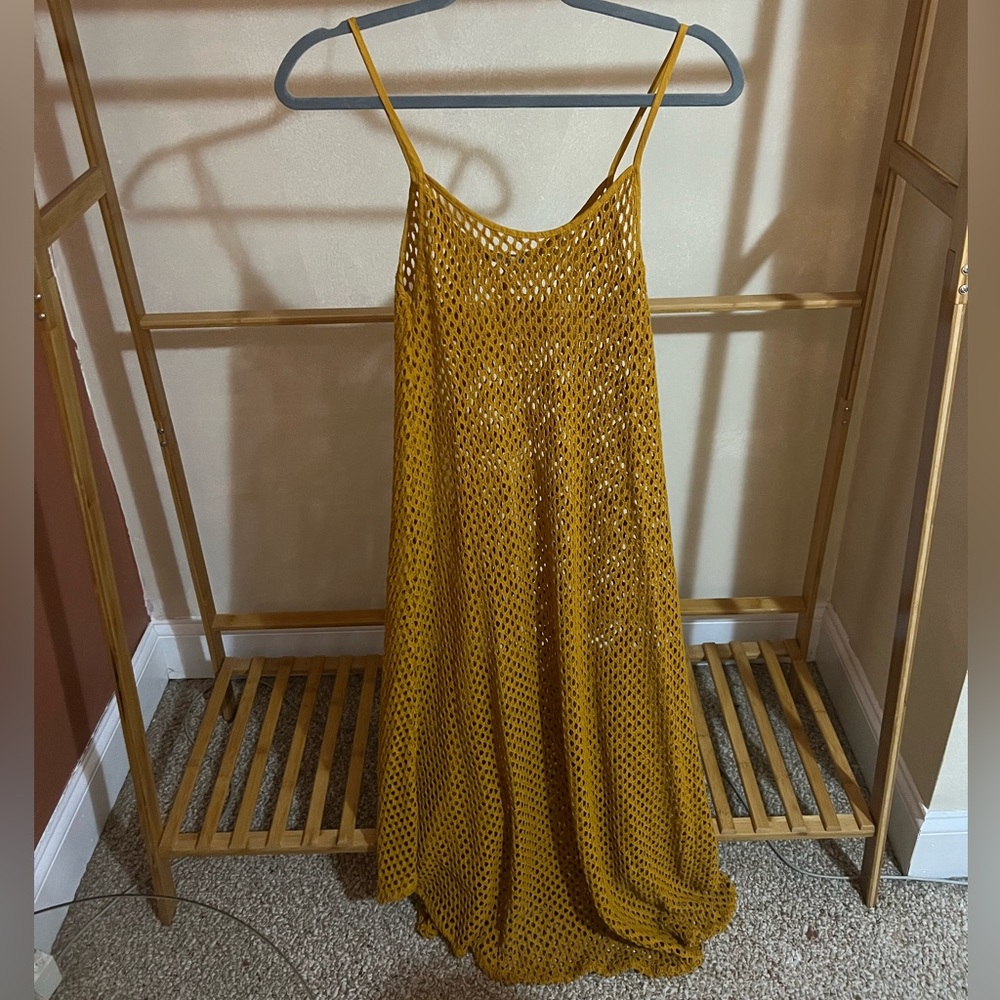 Zara Mesh Cover-Up Dress